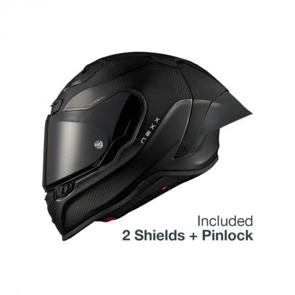Casca moto NEXX X.R3R Zero Pro 2 Carbon Black (pinlock inclus)